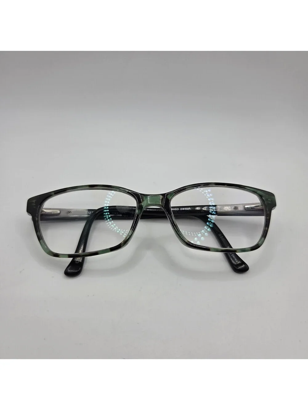 Tura Eyeglasses Glasses Frames R542 Tortoise Green Square USA Designed